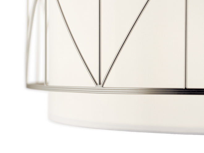 Birkleigh 24 in. 4 Lights Pendant Light Nickel Finish - Bees Lighting