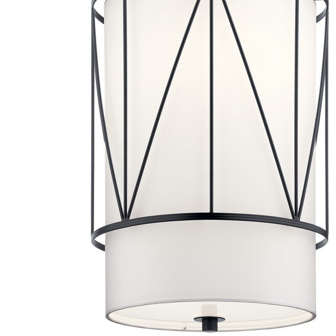 Birkleigh 12 in. Pendant Light Black Finish - Bees Lighting