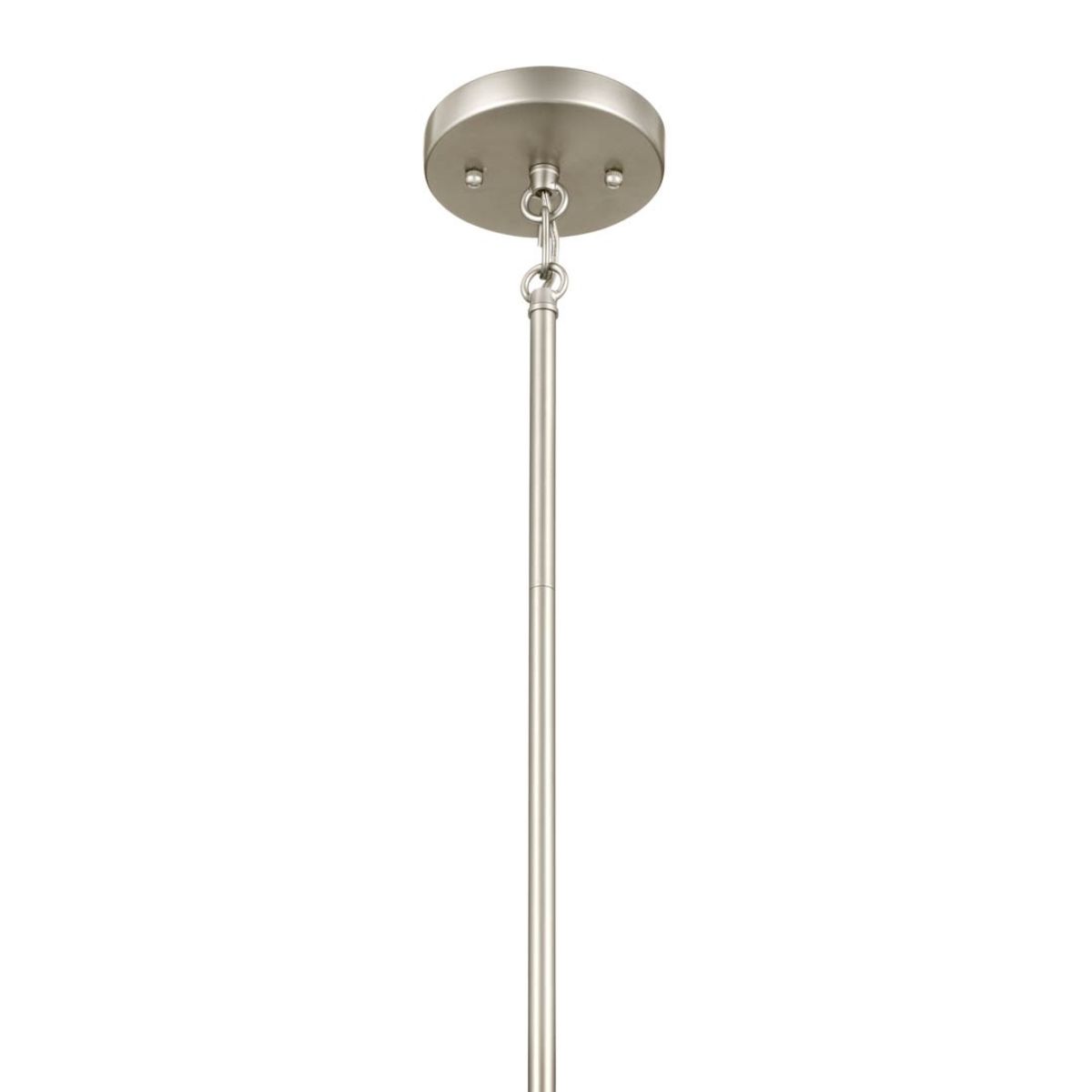 Birkleigh 14 in. 3 Lights Convertible Pendant/Semi Flush Mount Light Satin Nickel finish - Bees Lighting