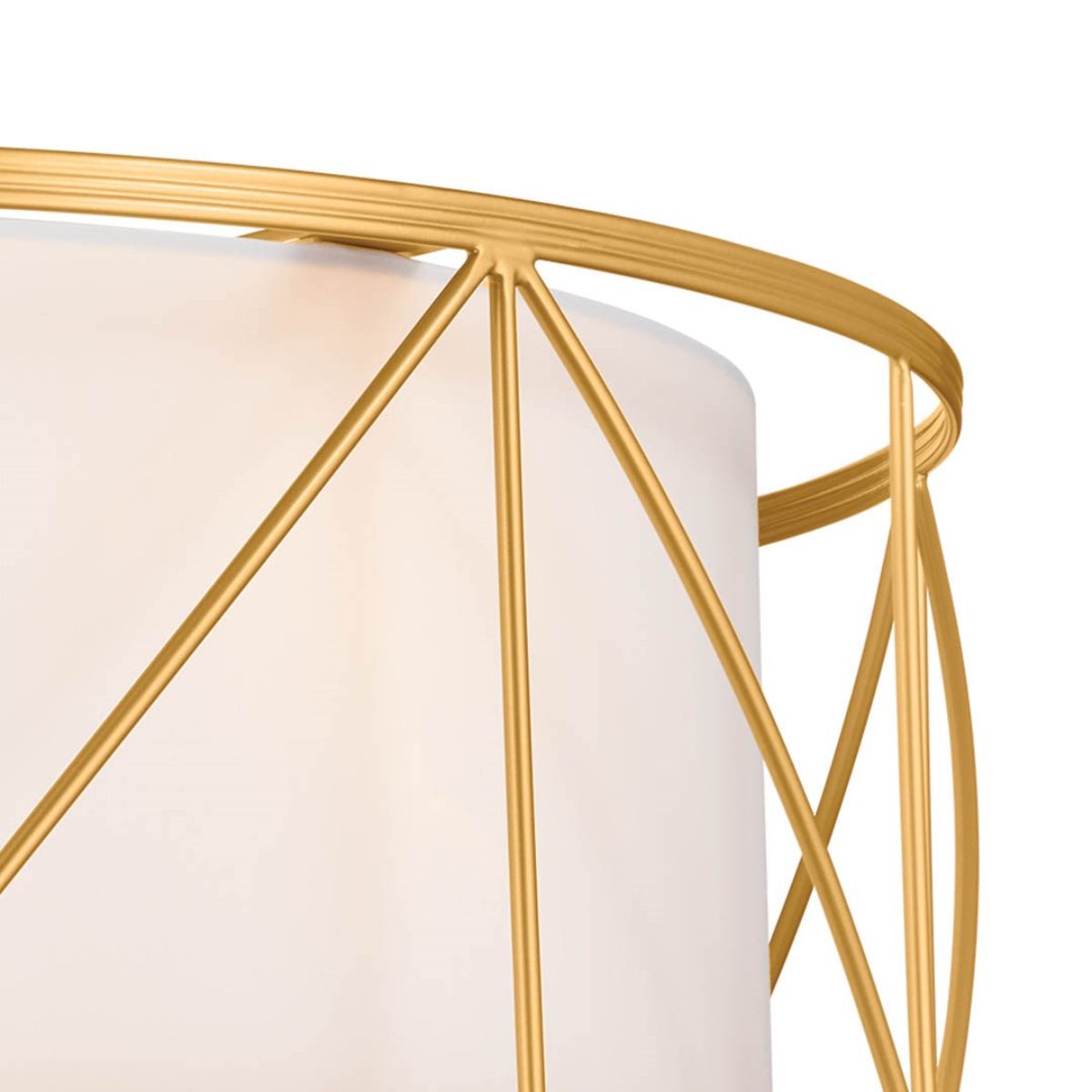 Birkleigh 18 in. 3 Lights Convertible Pendant/Semi Flush Mount Light Gold finish - Bees Lighting