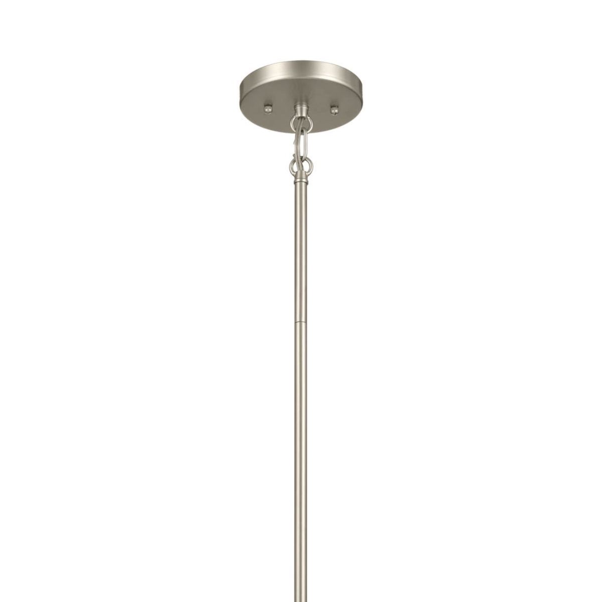 Birkleigh 18 in. 3 Lights Convertible Pendant/Semi Flush Mount Light Satin Nickel finish - Bees Lighting