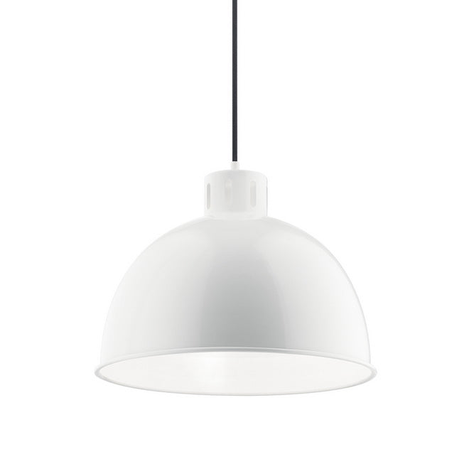 Zailey 16 in. Dome Pendant Light White Finish - Bees Lighting