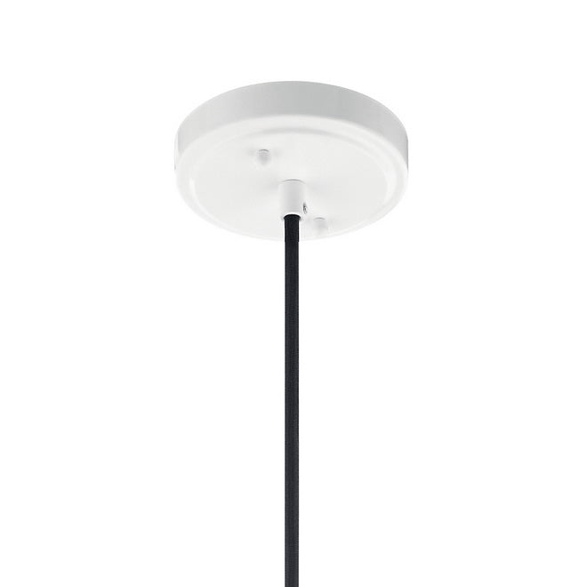 Zailey 11 in. Cone Pendant Light White Finish - Bees Lighting