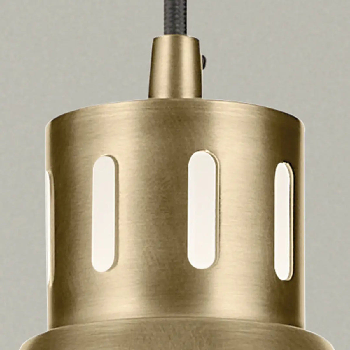 Zailey 16 in. Cone Pendant Light Natural Brass Finish - Bees Lighting