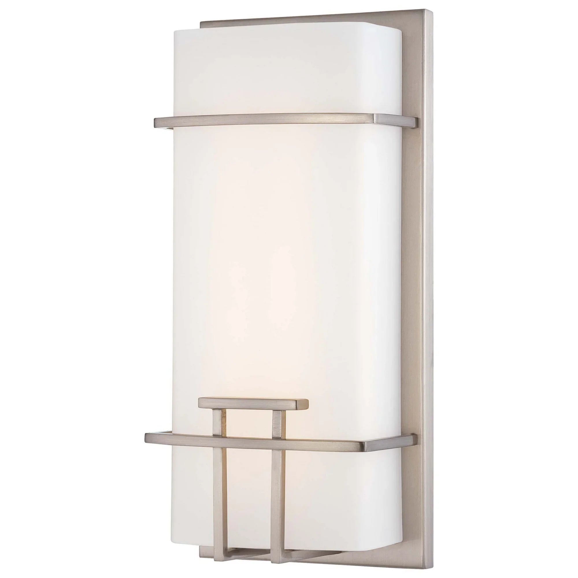 George Kovacs 12" LED Wall Sconce, Brushed Nickel Finish - Bees Lighting