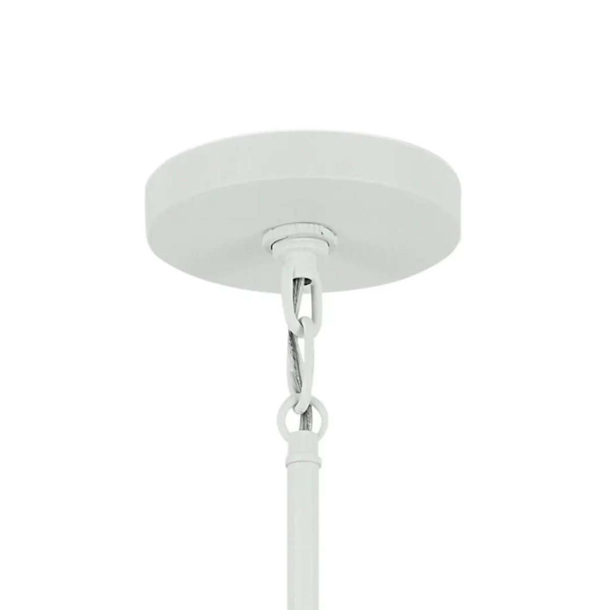 Armand 38" Armand 10-Light Chandelier 1-Tier, White and bronze Finish - Bees Lighting