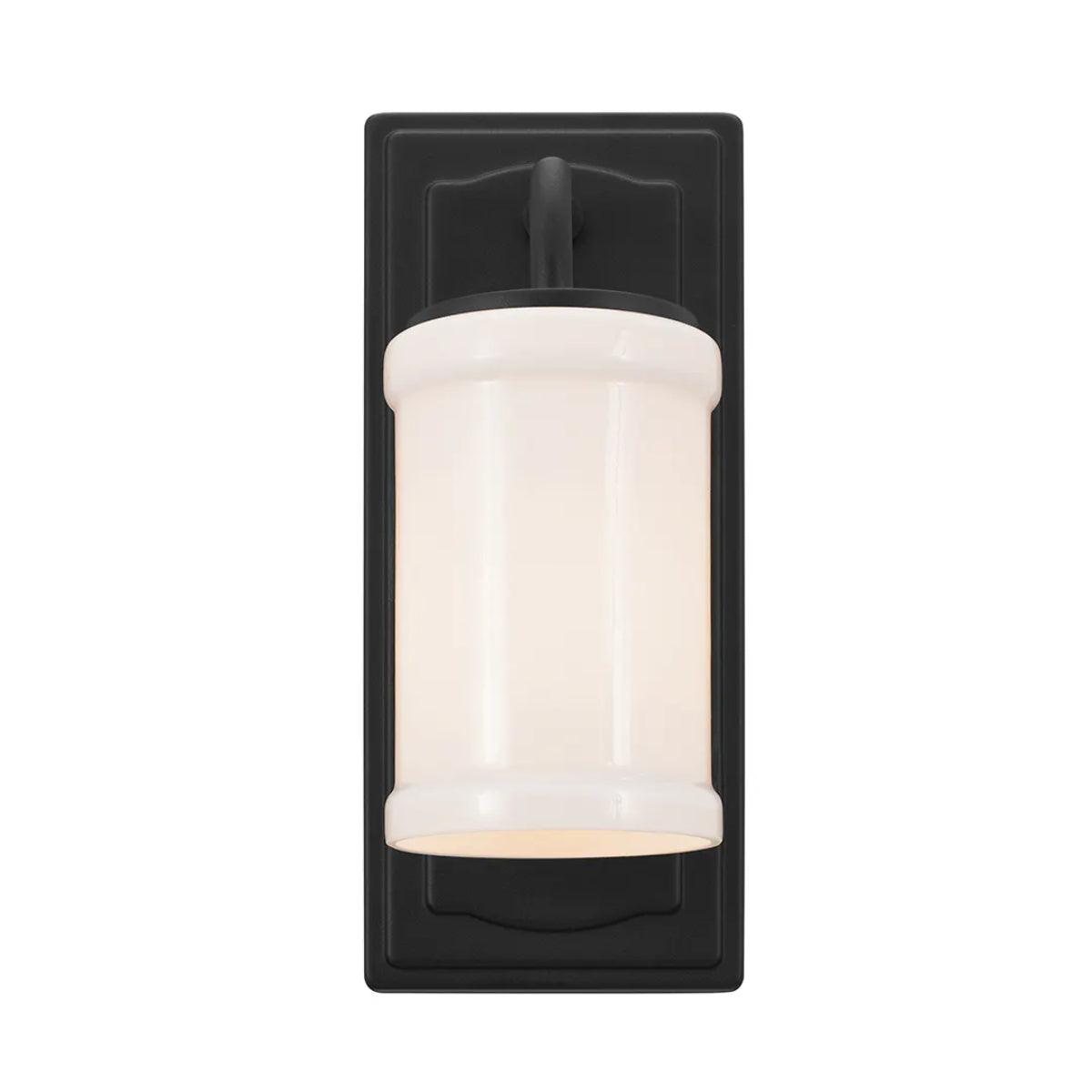Vetivene 12" 1-Light Wall Sconce, Textured Black Finish - Bees Lighting