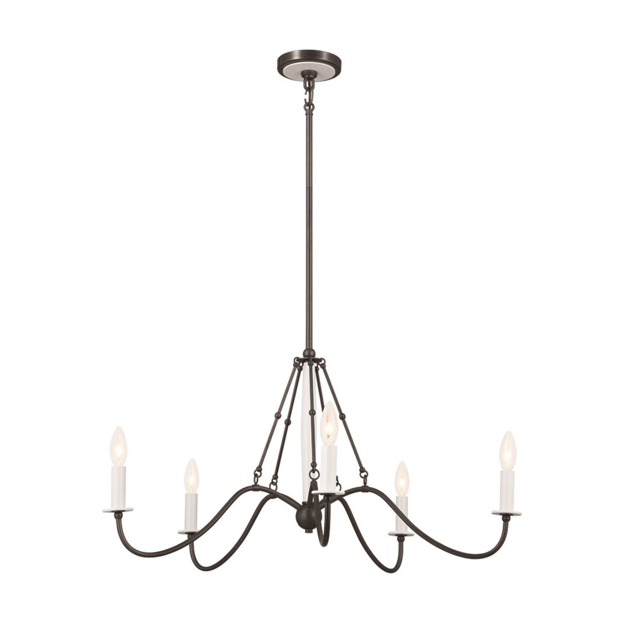 Freesia 1-Tier Chandelier - Bees Lighting