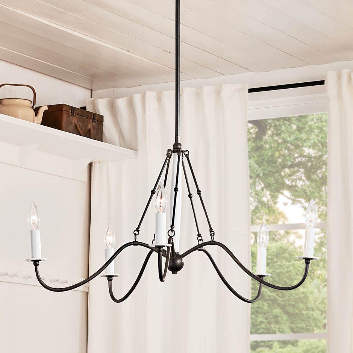 Freesia 1-Tier Chandelier - Bees Lighting