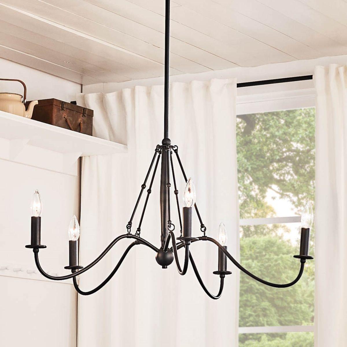 Freesia 1-Tier Chandelier - Bees Lighting