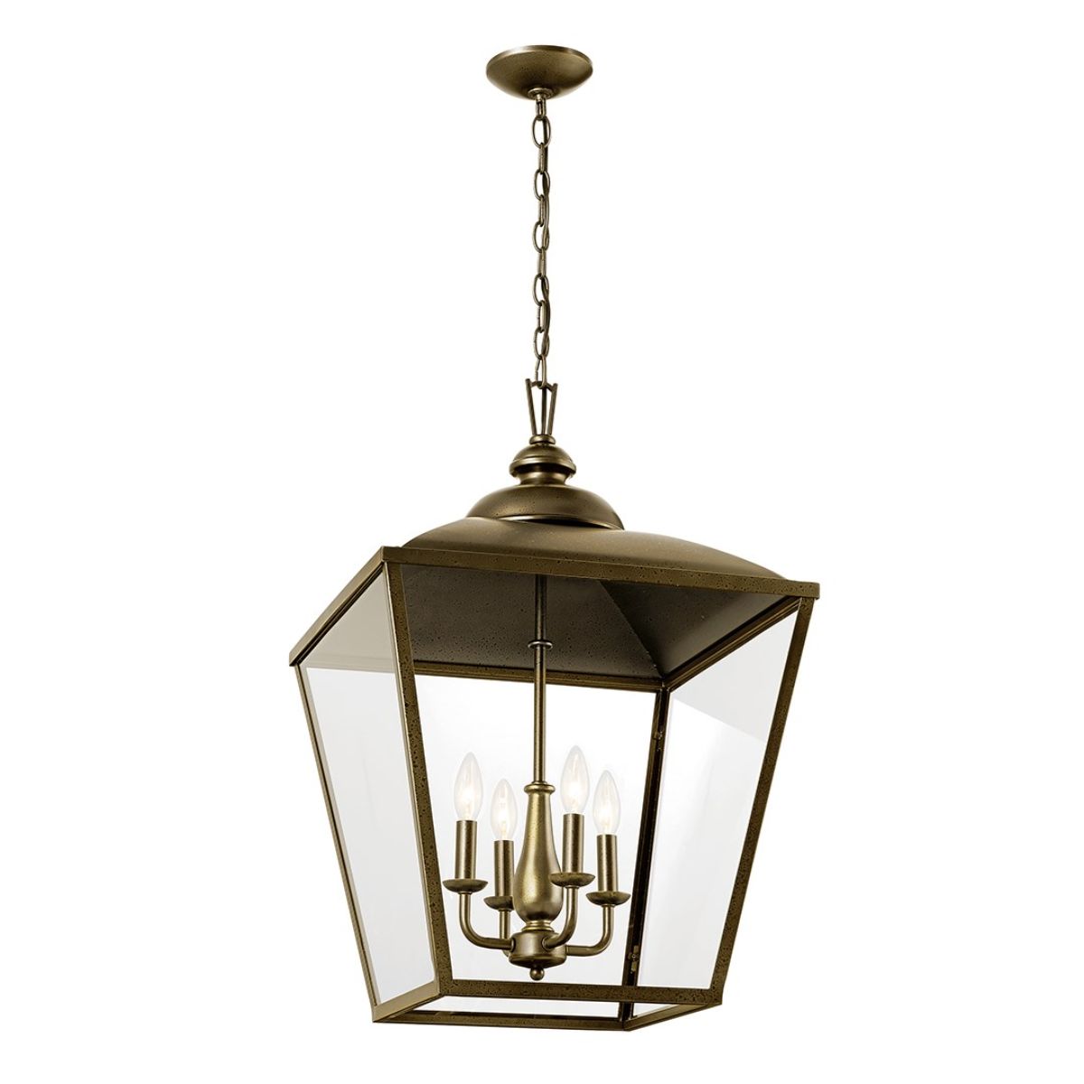 Dame 19 in. 4 lights Pendant Light Bronze finish - Bees Lighting