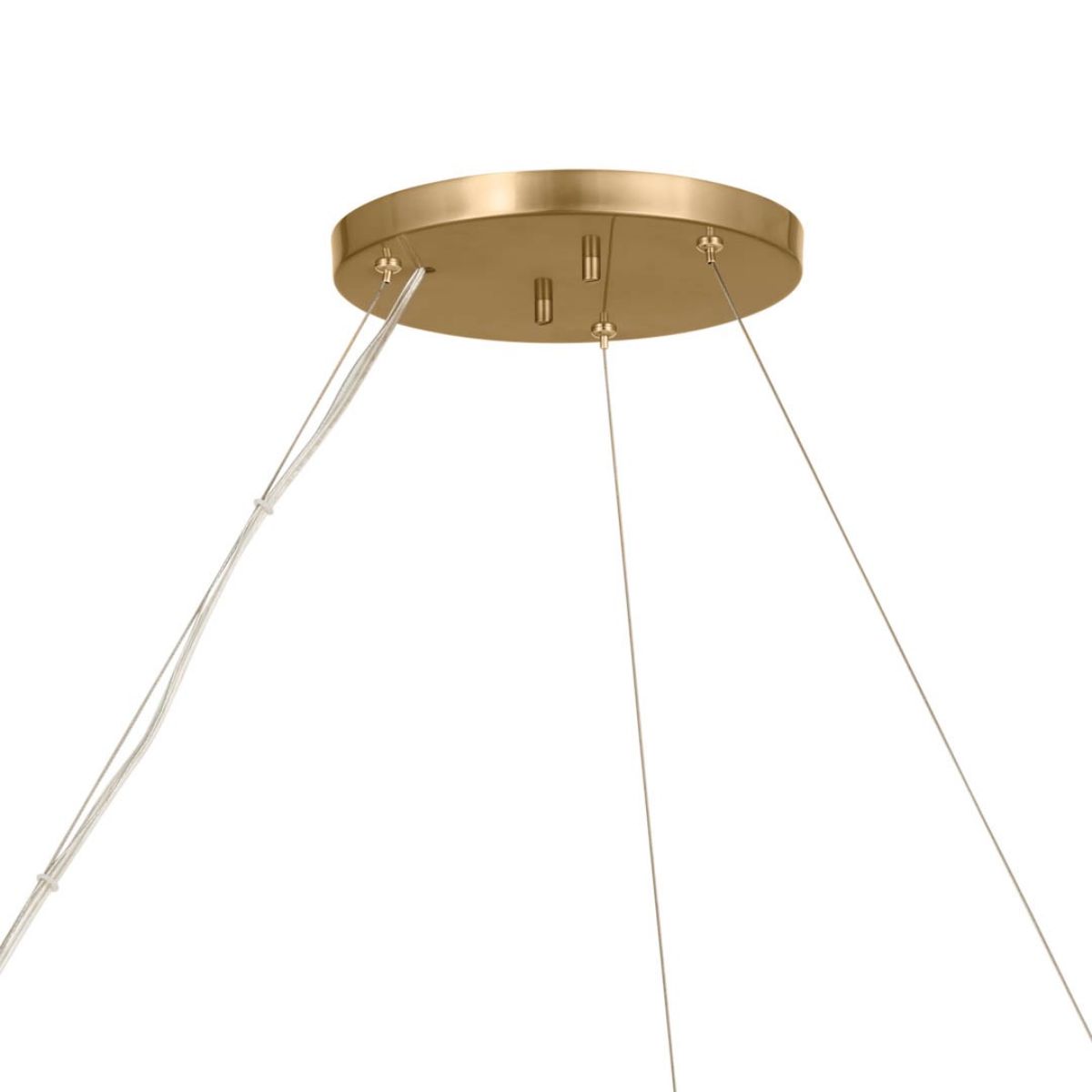 Rosalind 33 in. 6 Lights Chandelier Brushed Brass finish - Bees Lighting