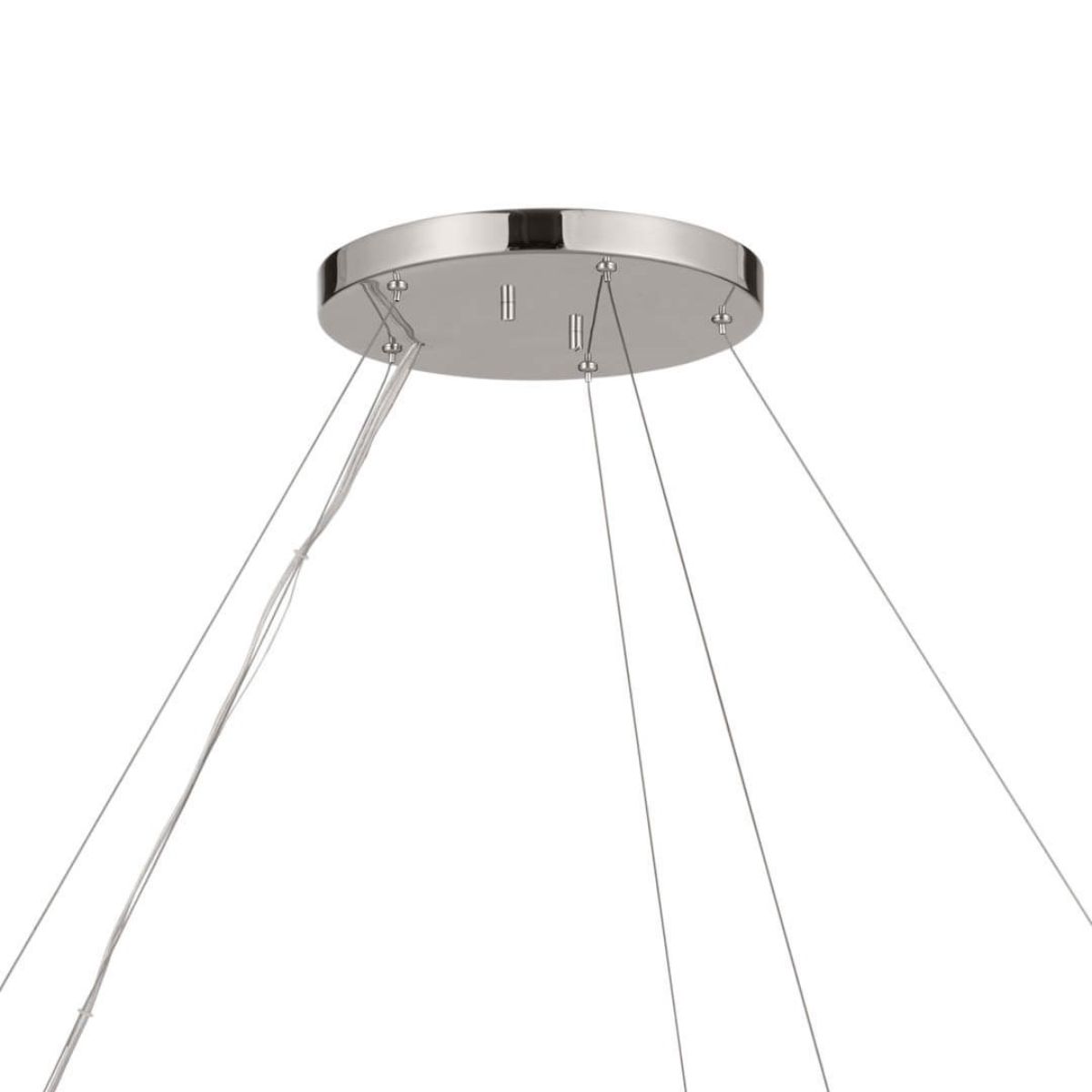 Rosalind 50 in. 10 Lights Chandelier Polished Nickel finish - Bees Lighting