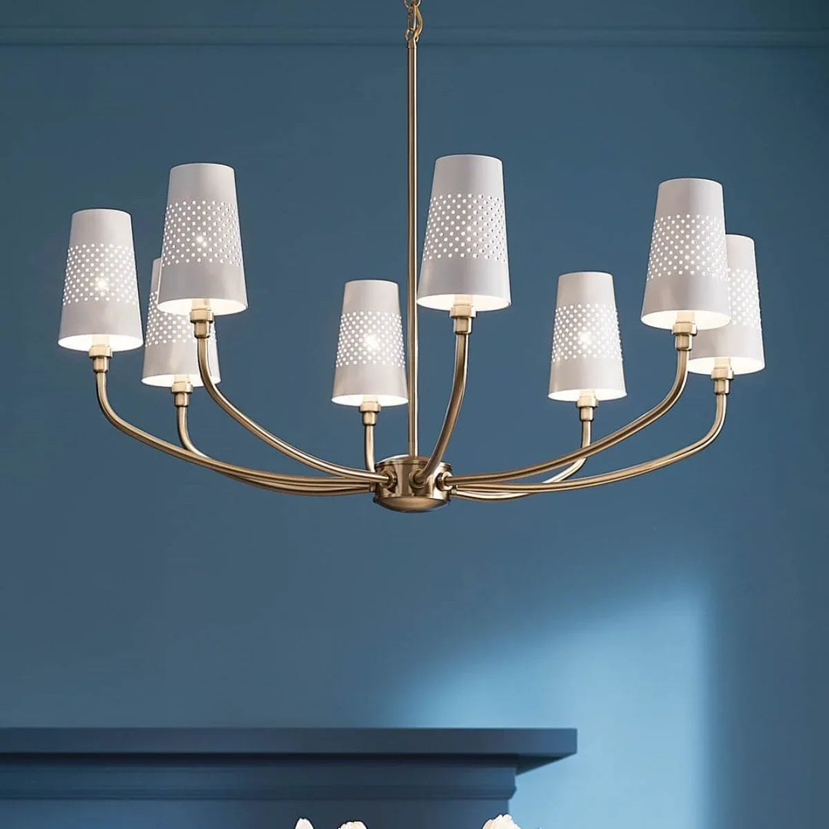 Adeena 1-Tier Chandelier - Bees Lighting