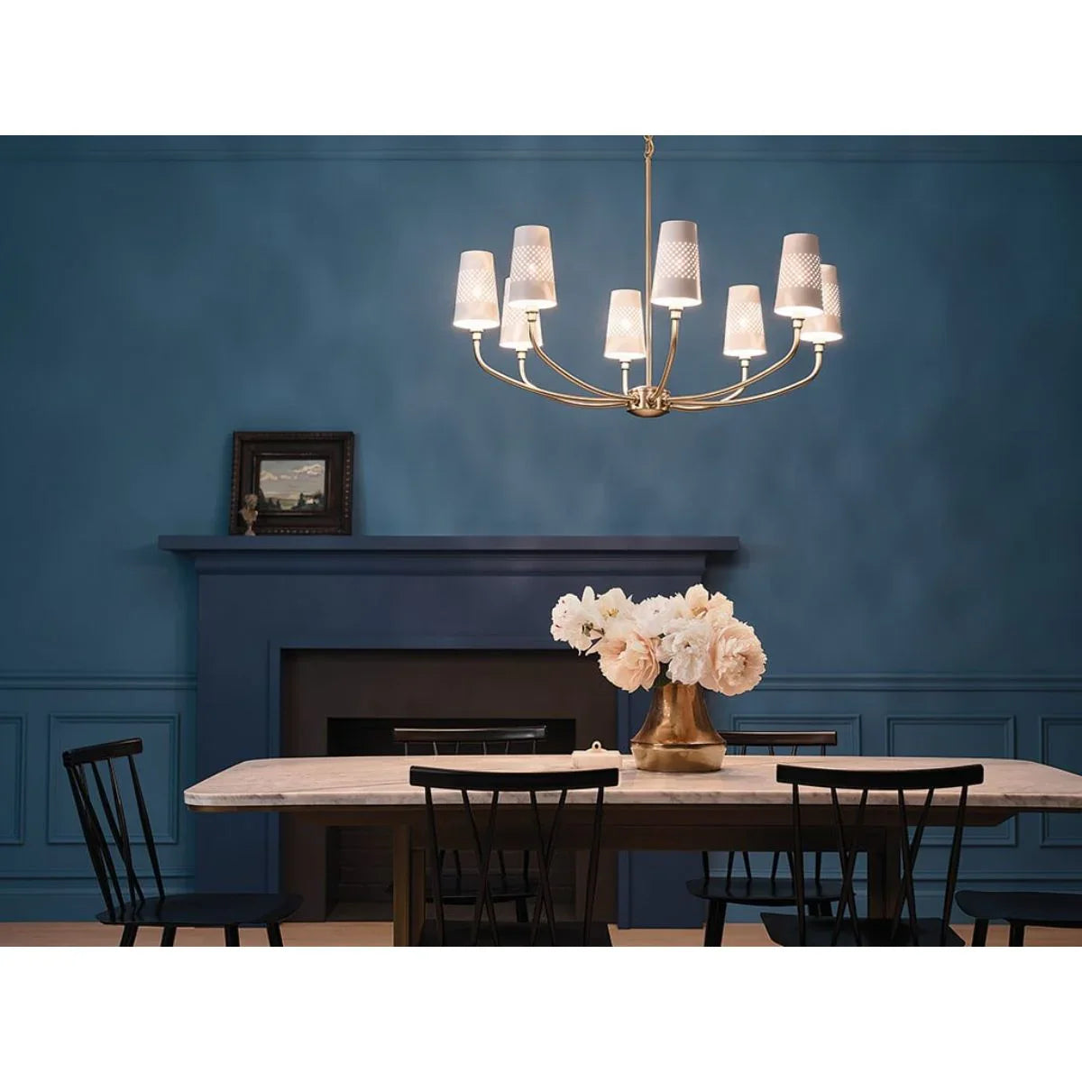 Adeena 1-Tier Chandelier - Bees Lighting