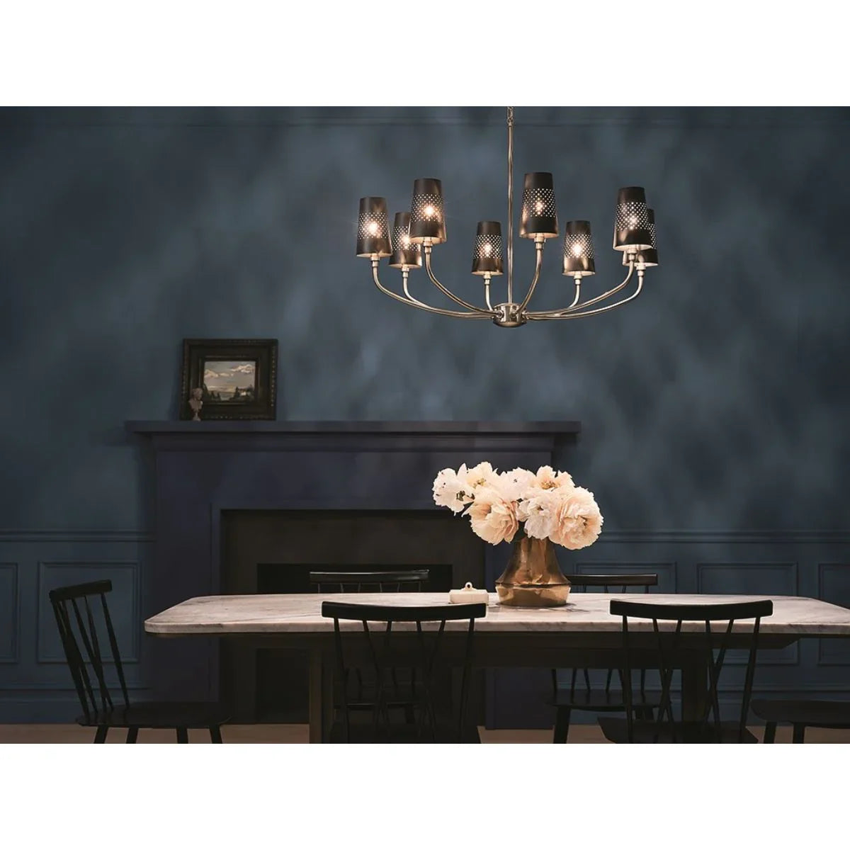Adeena 1-Tier Chandelier - Bees Lighting