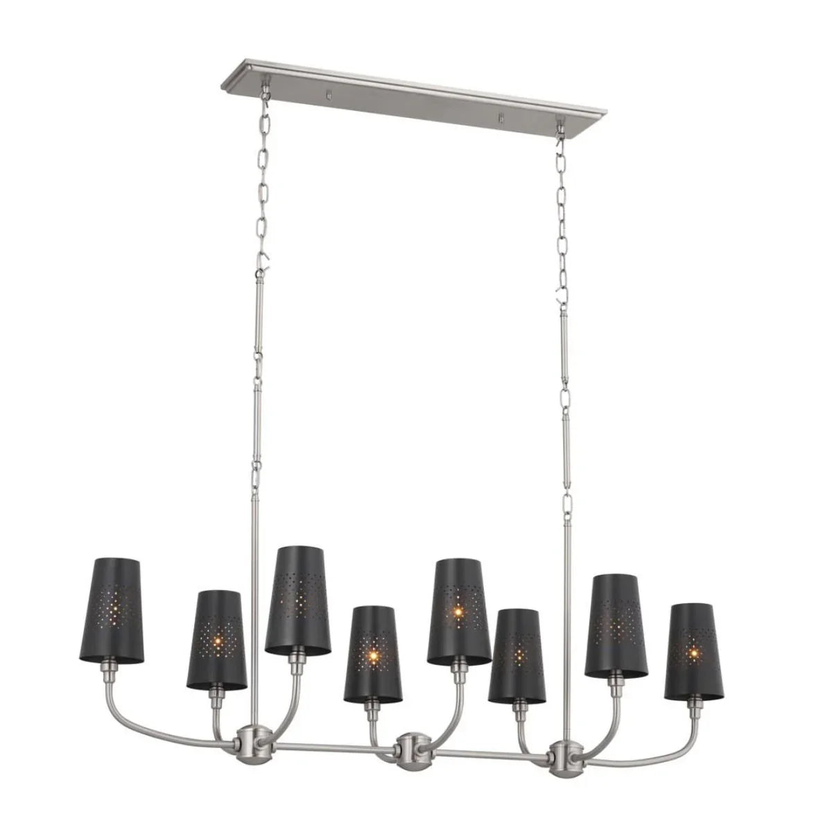 Adeena 47" 8 Lights Linear Chandelier - Bees Lighting