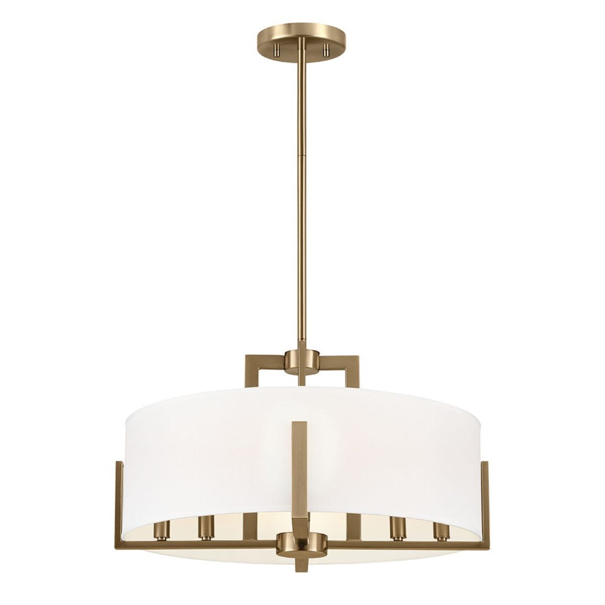 Malen 20 in. 8 Lights Semi-flush Mount Light Champagne Bronze Finish - Bees Lighting