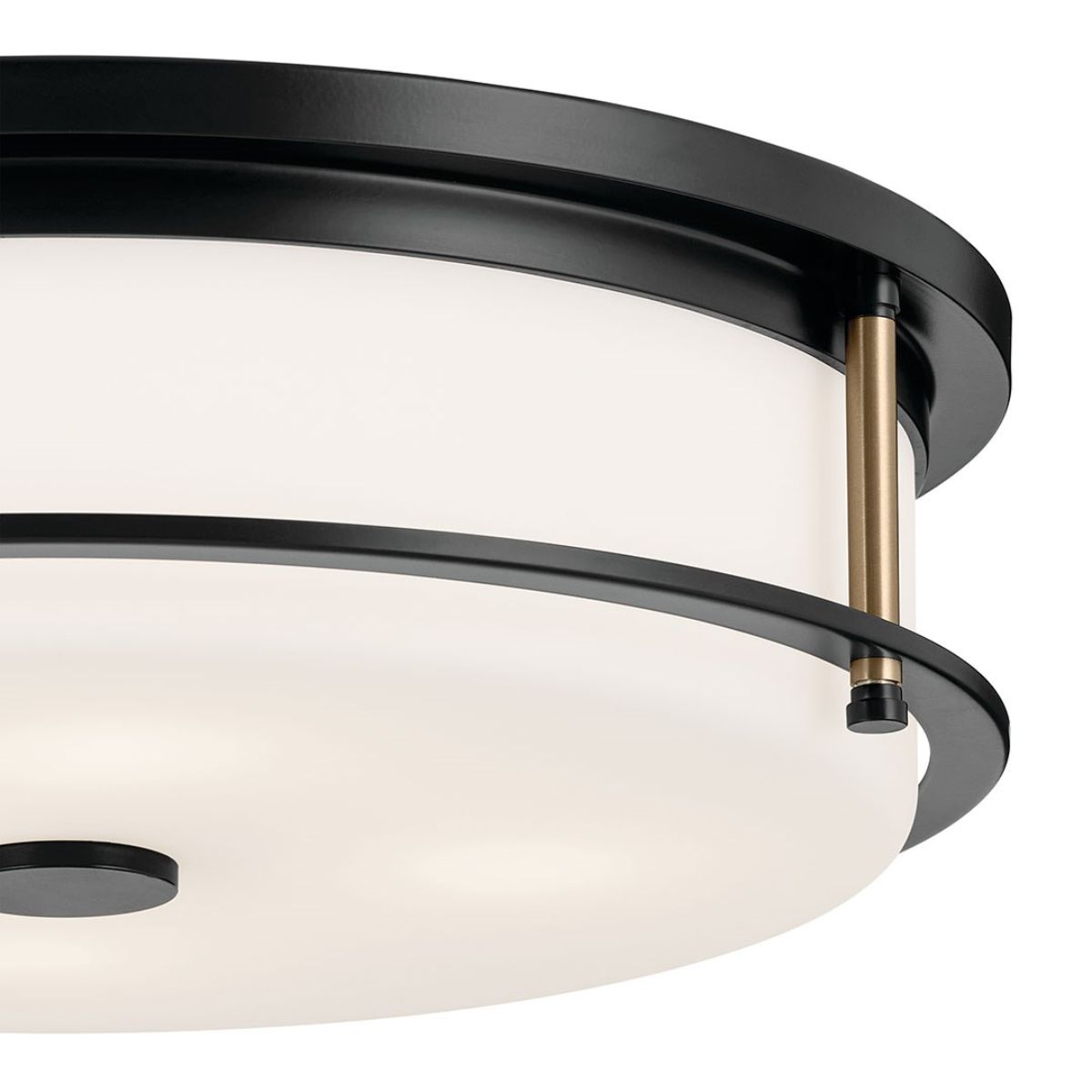 Brit 18 in. 4 Lights Flush Mount Light Black Finish - Bees Lighting
