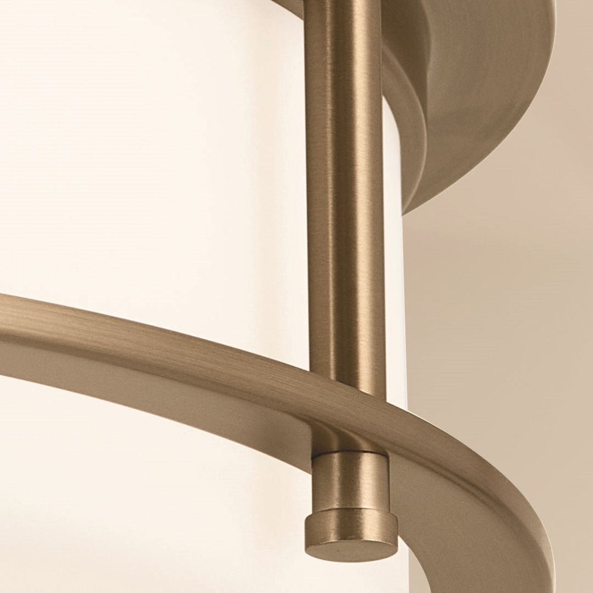 Brit 18 in. 4 Lights Flush Mount Light Champagne Bronze Finish - Bees Lighting