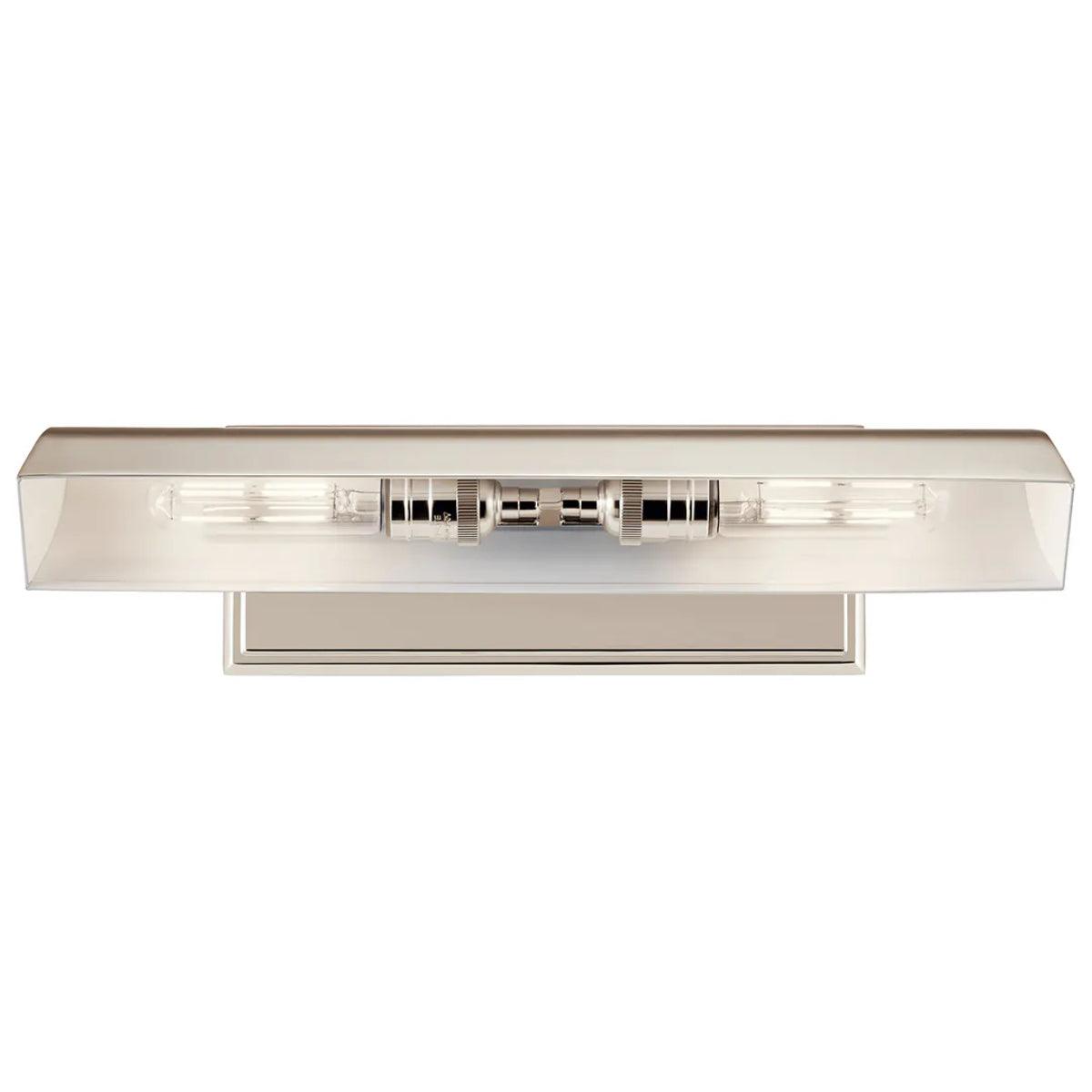 Carston 18" 2-Lights Picture Light, Polished Nickel Finish - Bees Lighting