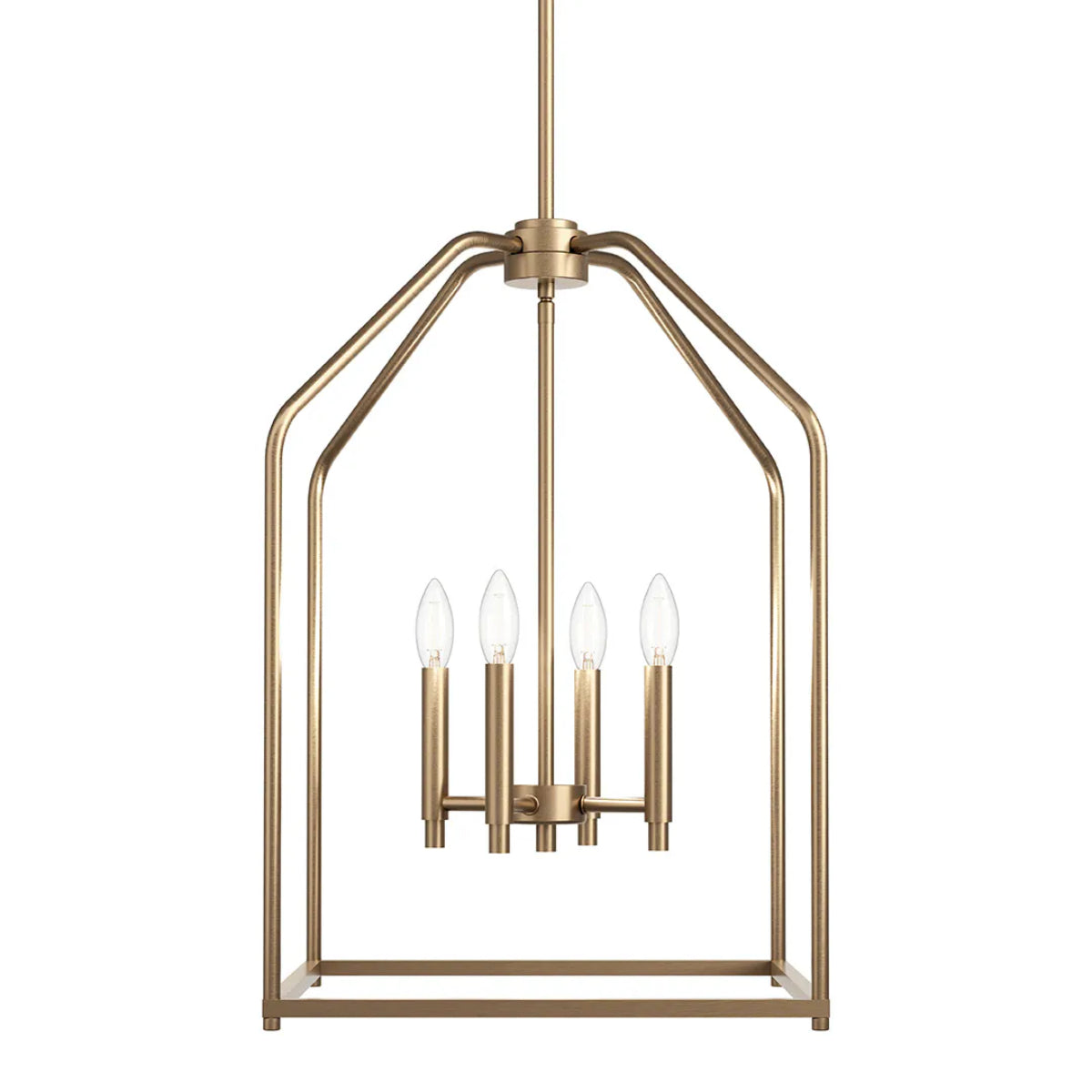 Madden 16" 4-Light Pendant Light, Champagne Bronze Finish - Bees Lighting