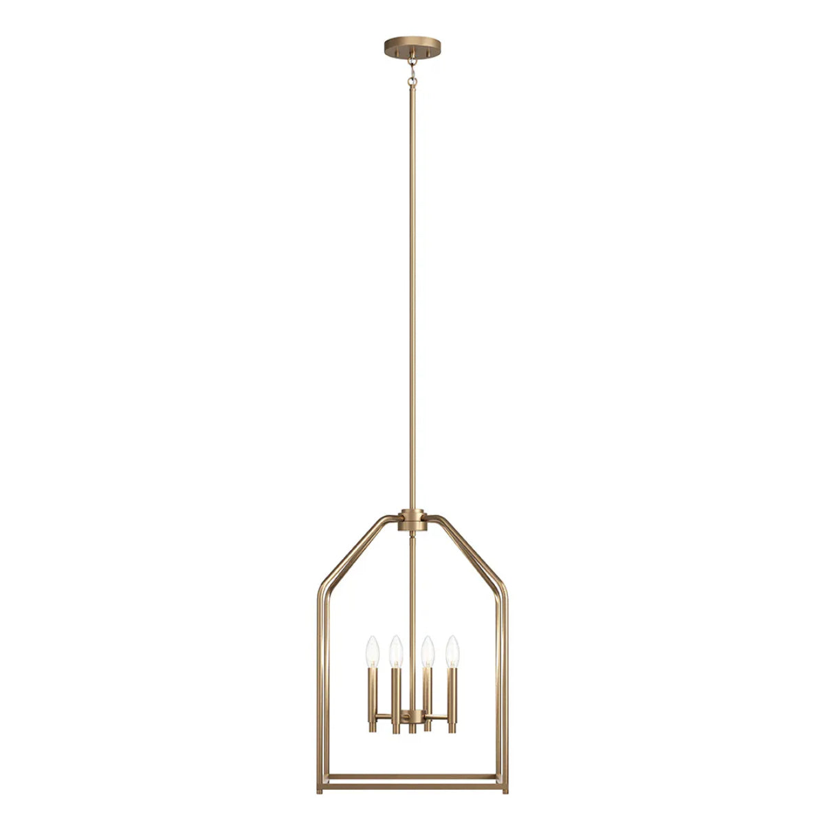 Madden 16" 4-Light Pendant Light, Champagne Bronze Finish - Bees Lighting
