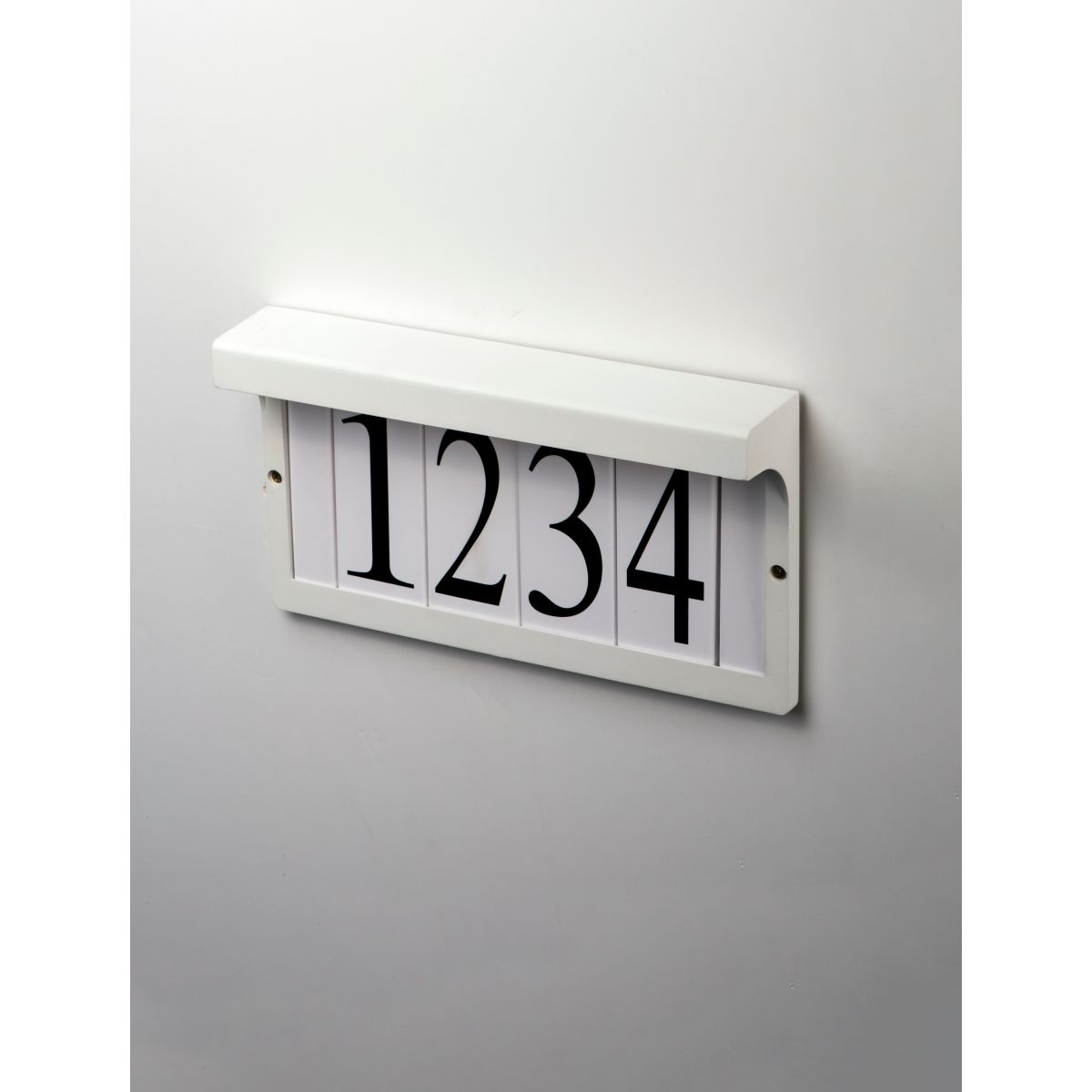 Address 13" LED Lights frame, 160 Lumens, 3000K, White Finish - Bees Lighting