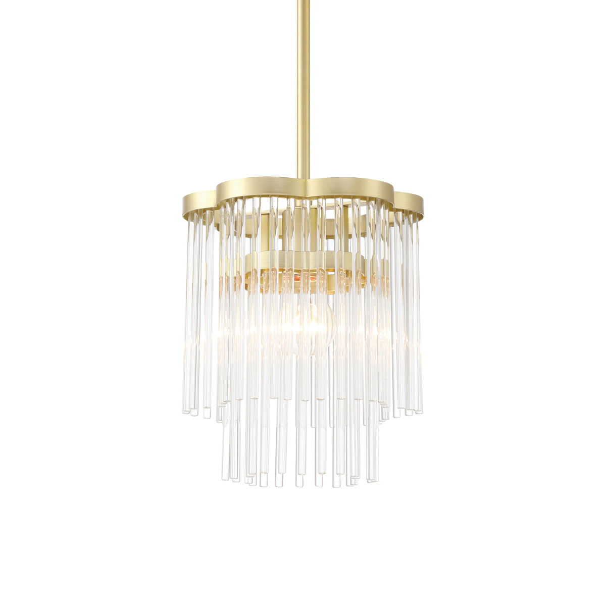 Azura 10" 1 Light Pendant Light Brass Finish - Bees Lighting