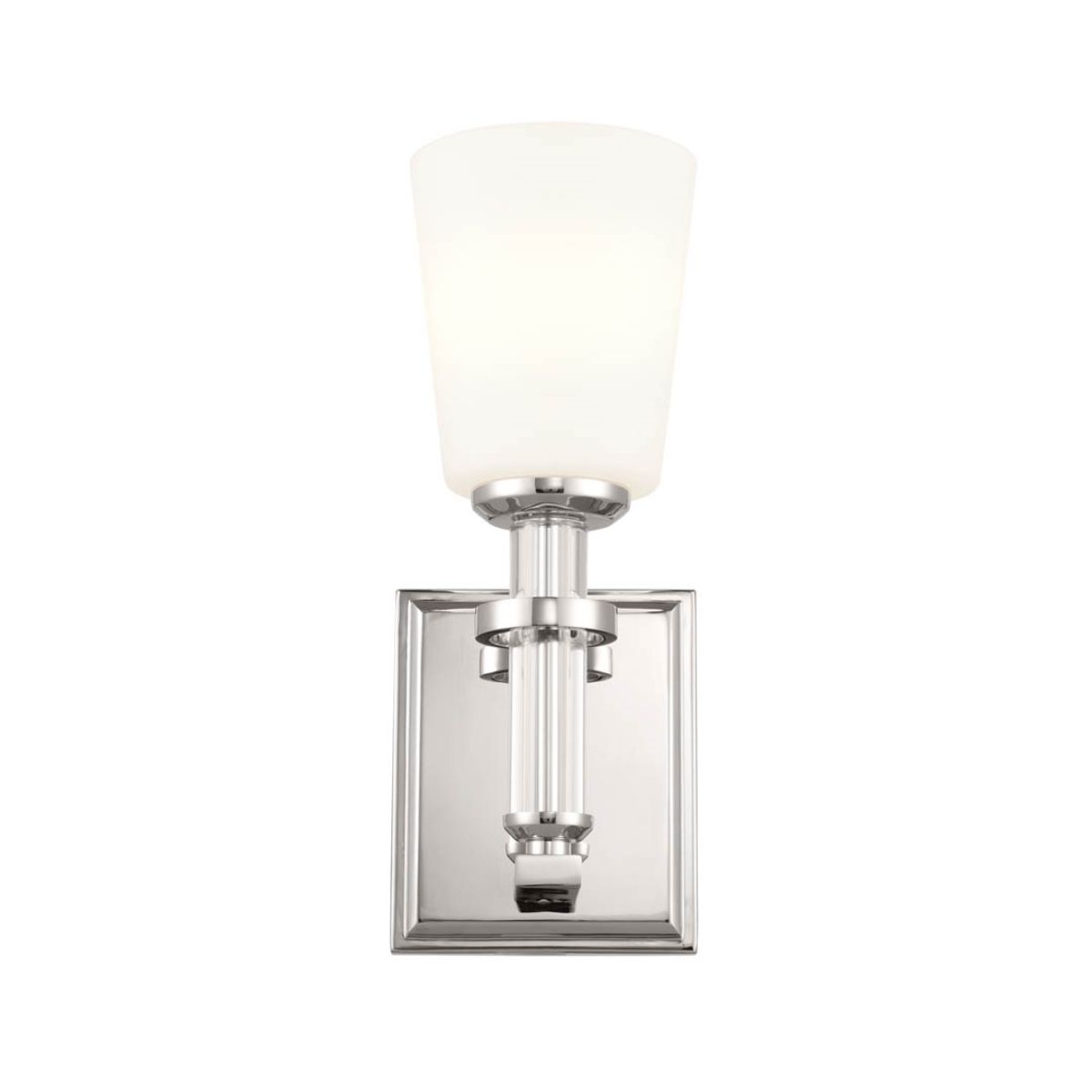 Rosalind 13 in. Armed Sconce Polished Nickel finish - Bees Lighting