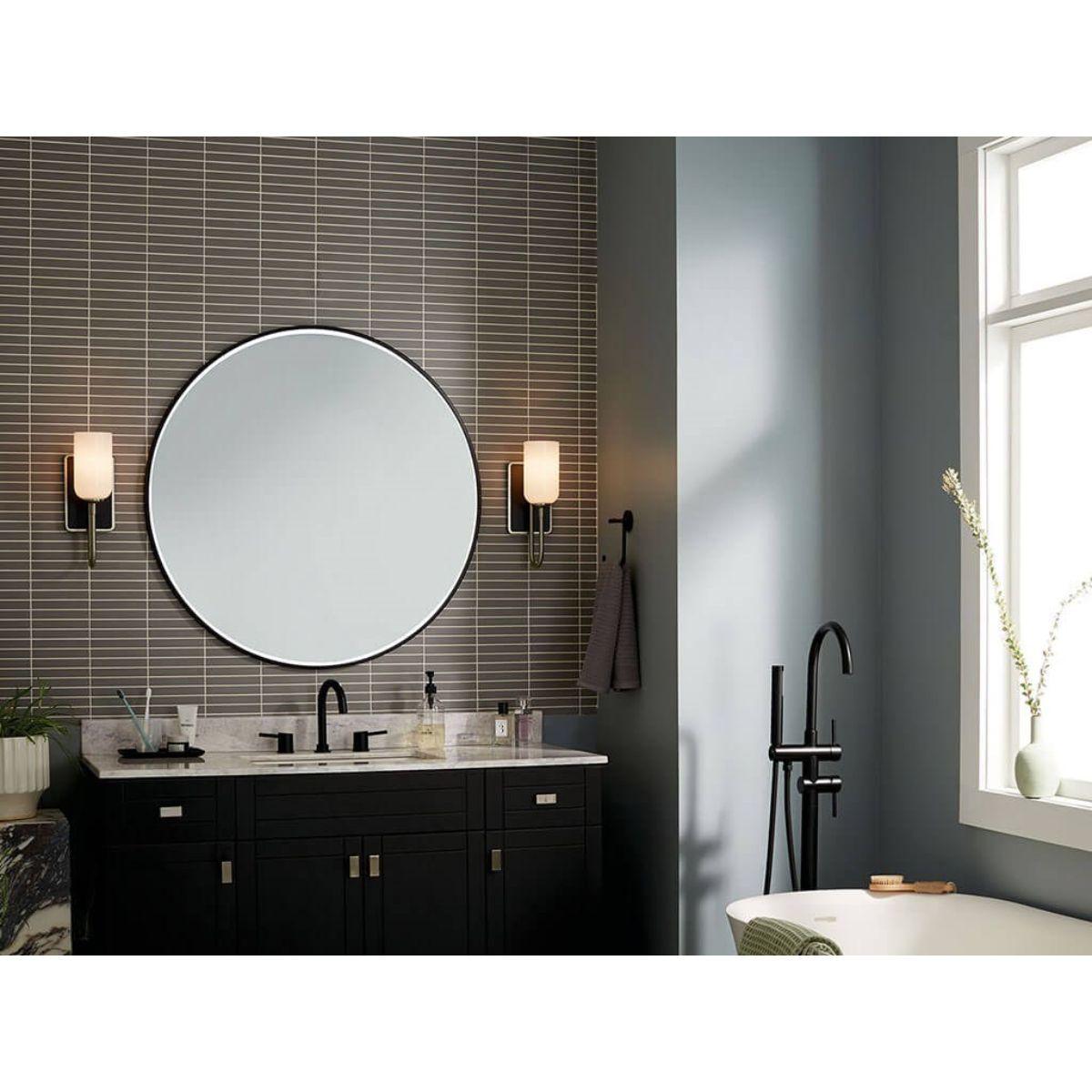 Solia 14 in. Armed Sconce Brushed Nickel Finish - Bees Lighting