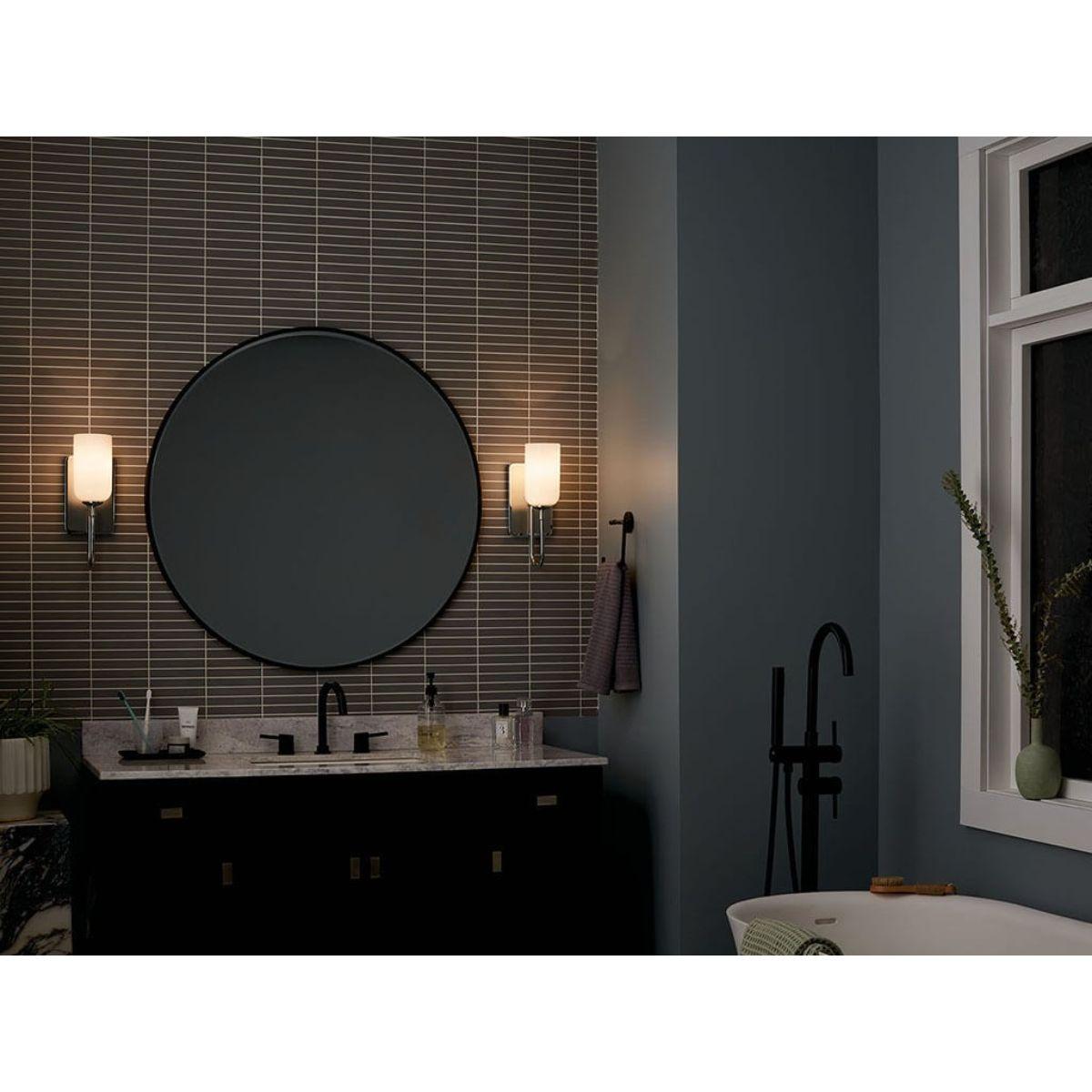 Solia 14 in. Armed Sconce Polished Nickel Finish - Bees Lighting