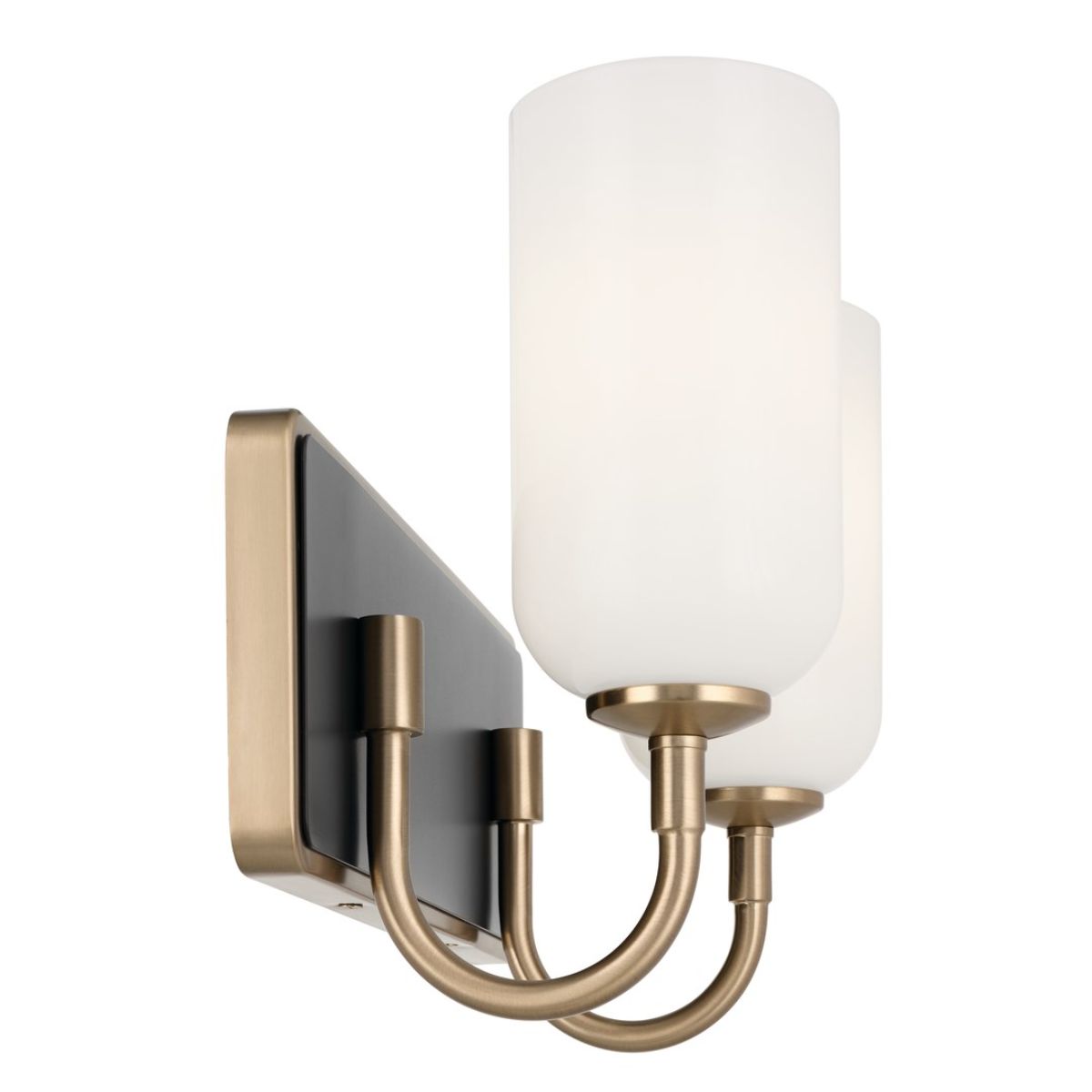 Solia 14 in. 2 Lights Vanity Light Champagne Bronze Finish - Bees Lighting