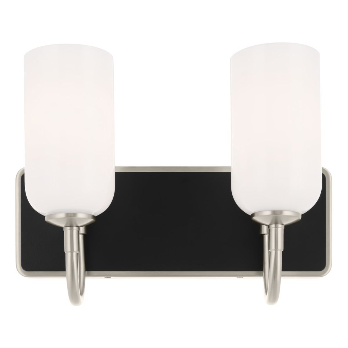 Solia 14 in. 2 Lights Vanity Light Brushed Nickel Finish - Bees Lighting