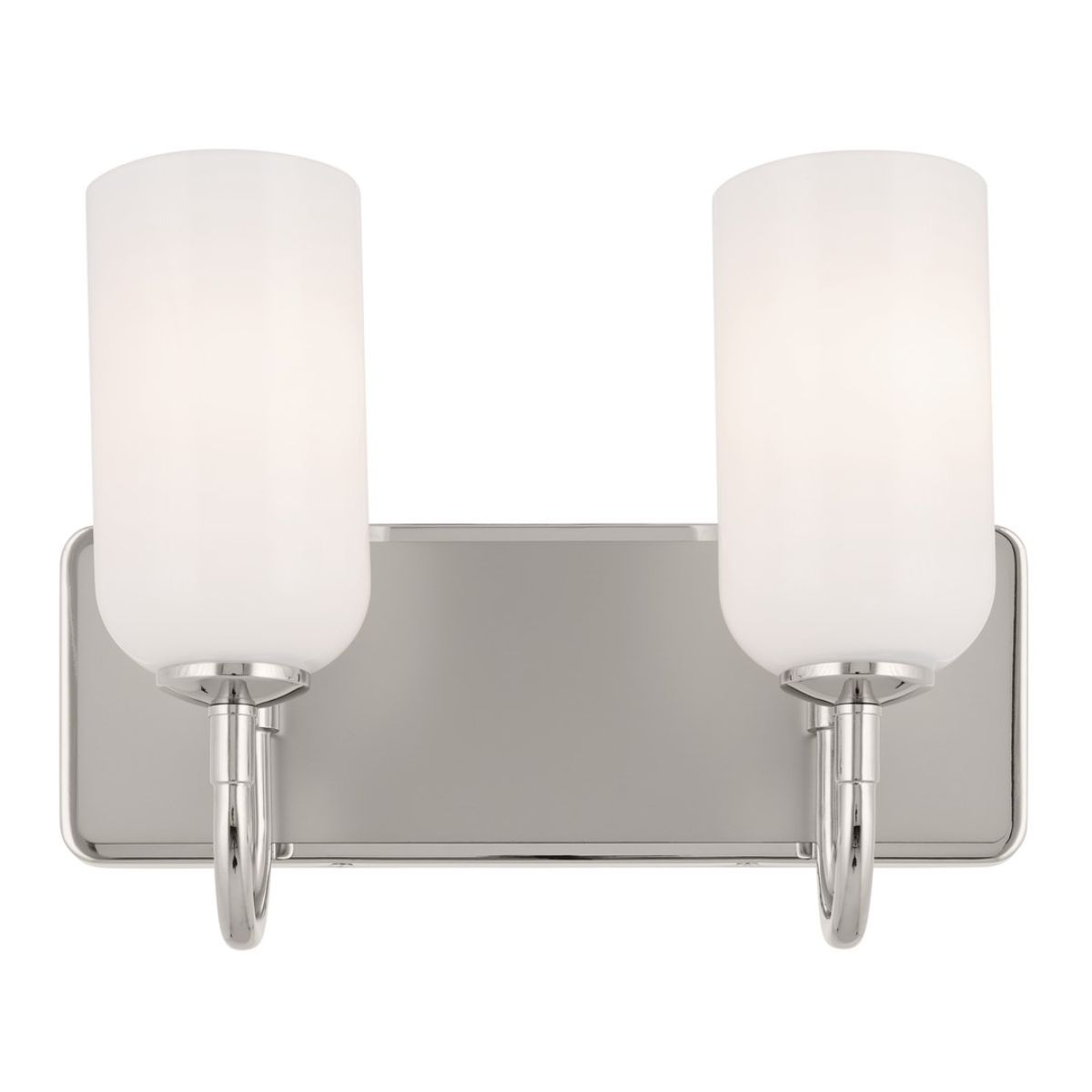 Solia 14 in. 2 Lights Vanity Light Polished Nickel Finish - Bees Lighting