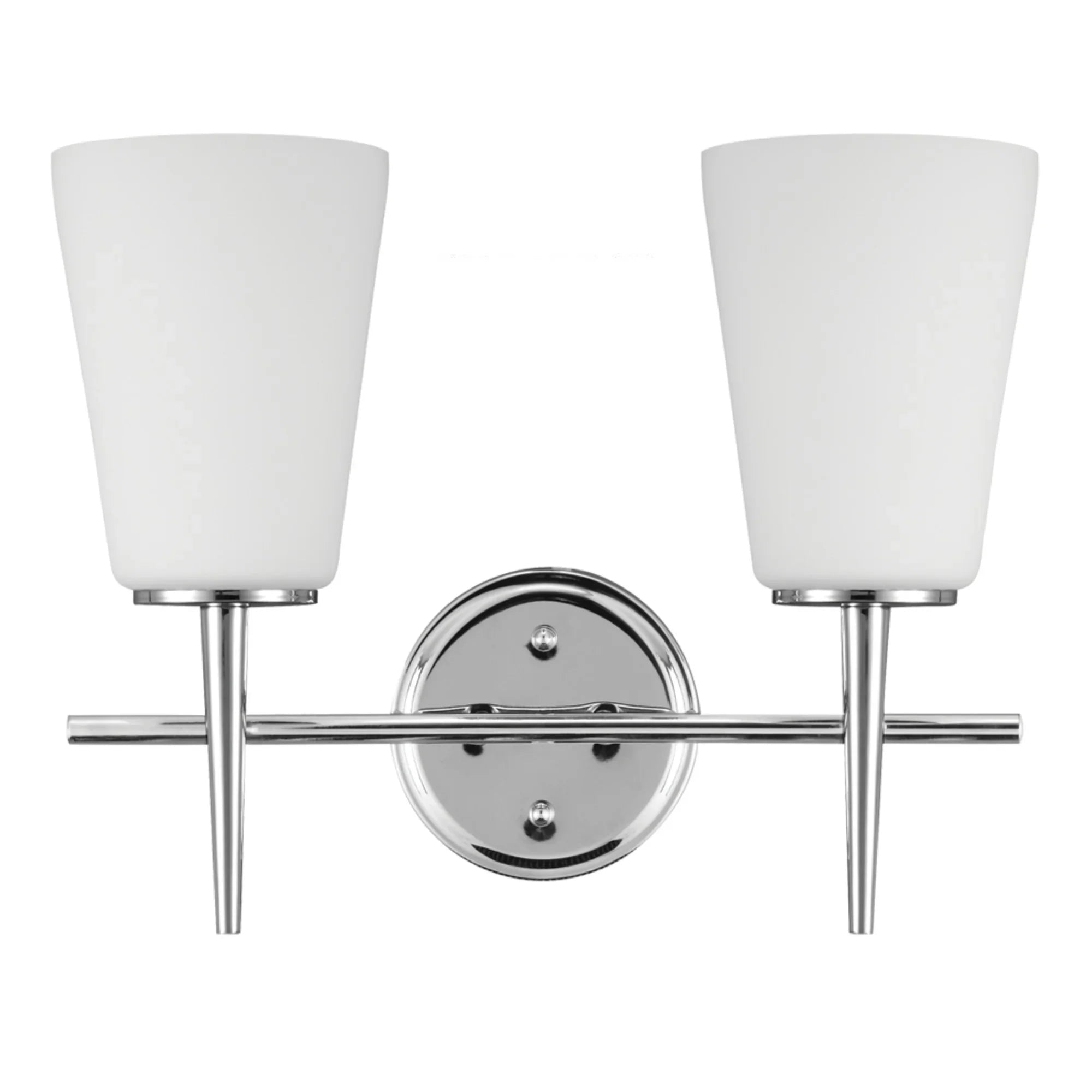 Driscoll 16" 2-Light Bathroom Vanity, Chrome Finish - Bees Lighting