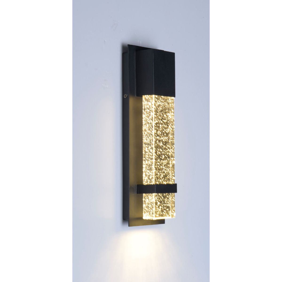 Cascade 5 in. LED Outdoor Wall Sconce 450 Lumens 3000K Black Finish