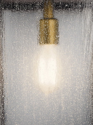 Lahden 17 in. Outdoor Wall Light Weathered Zinc Finish - Bees Lighting