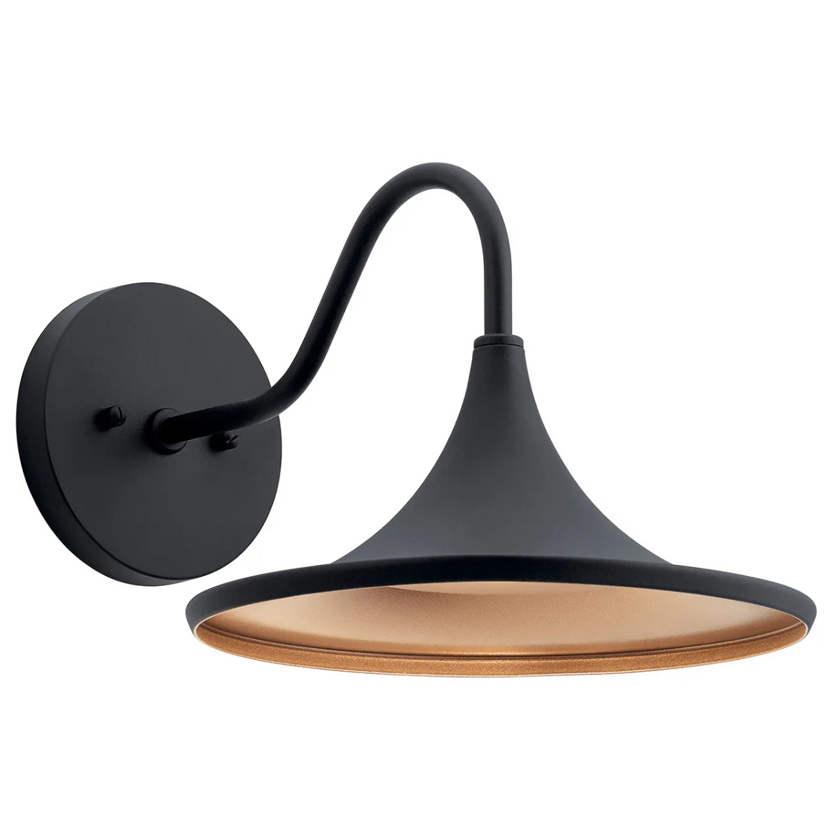 Elias LED Outdoor Wall Light Black