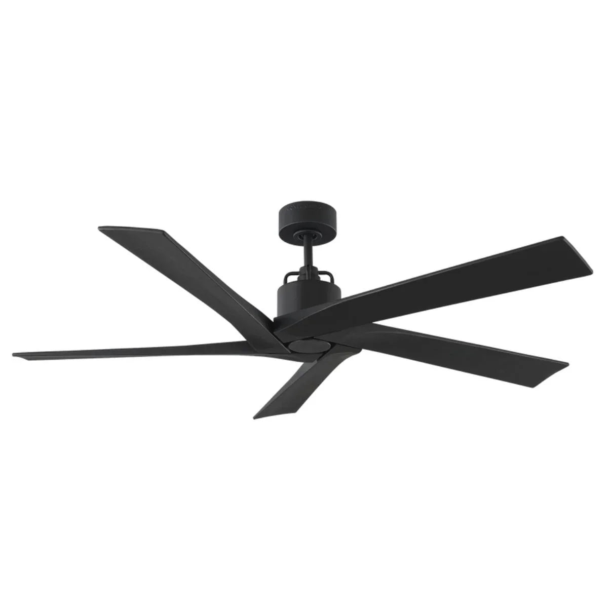 Aspen 56 Inch Midnight Black Outdoor Ceiling Fan with Remote - Bees Lighting