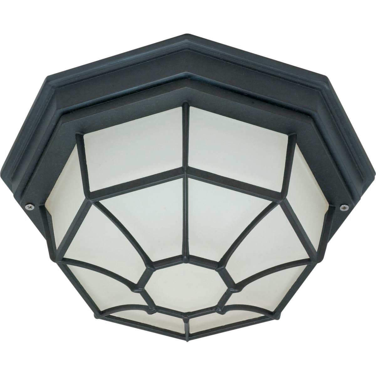 11 In. Outdoor Flush Mount Frosted Glass