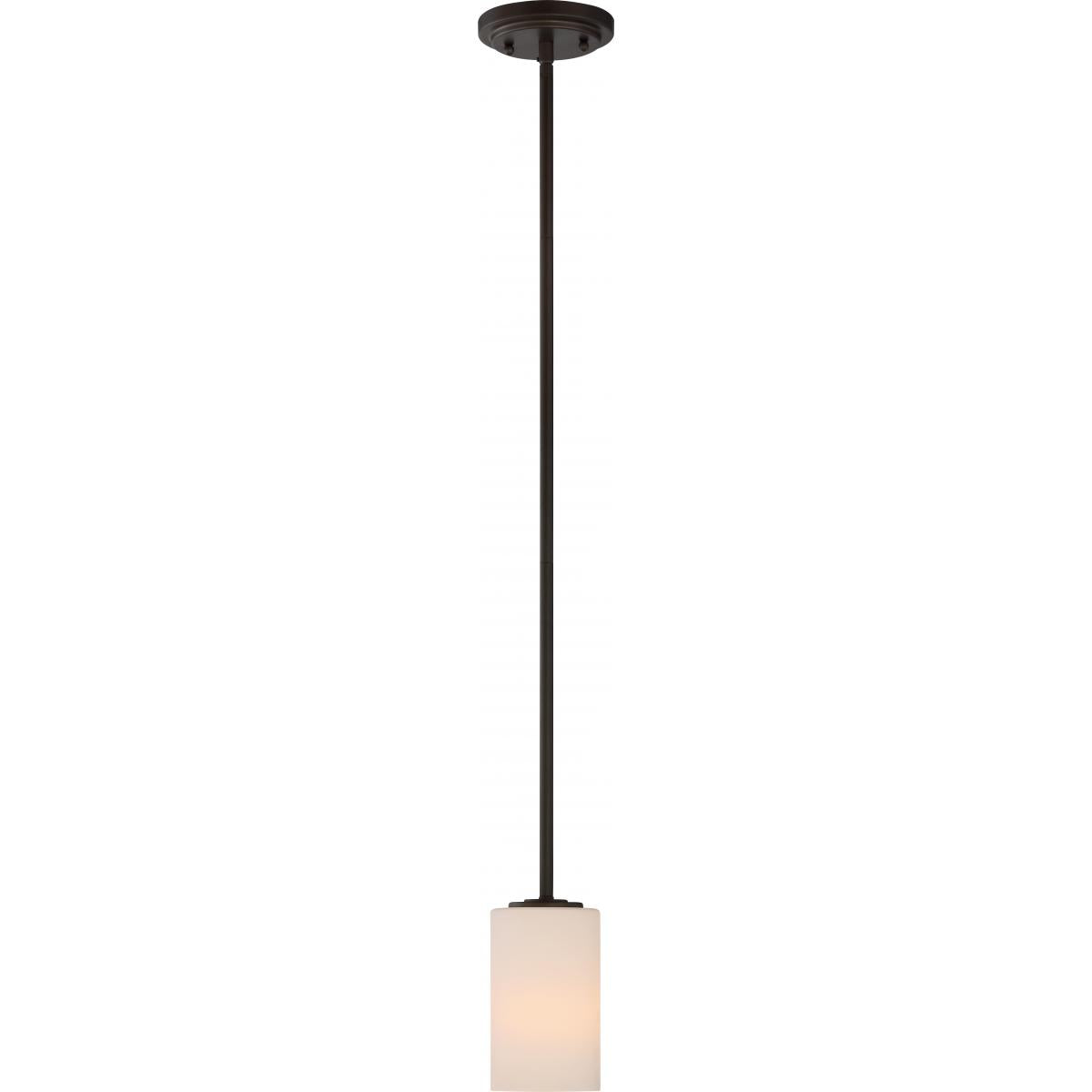 Willow 4 in. Pendant Light, White Glass