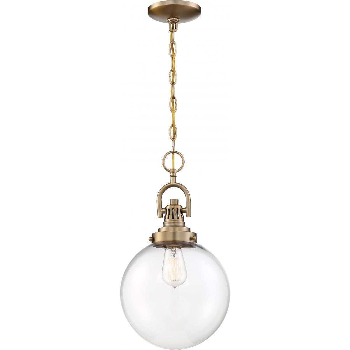 Skyloft 10 in. 1 Light Pendant Light, Clear Glass