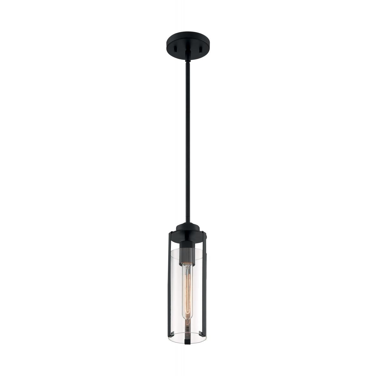 Marina 5 in. 1 Light Pendant Light, Clear Glass