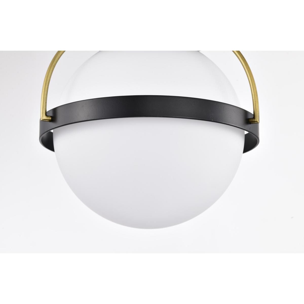 Lakeshore 10 in. Flush Mount Light Matte Black Finish - Bees Lighting