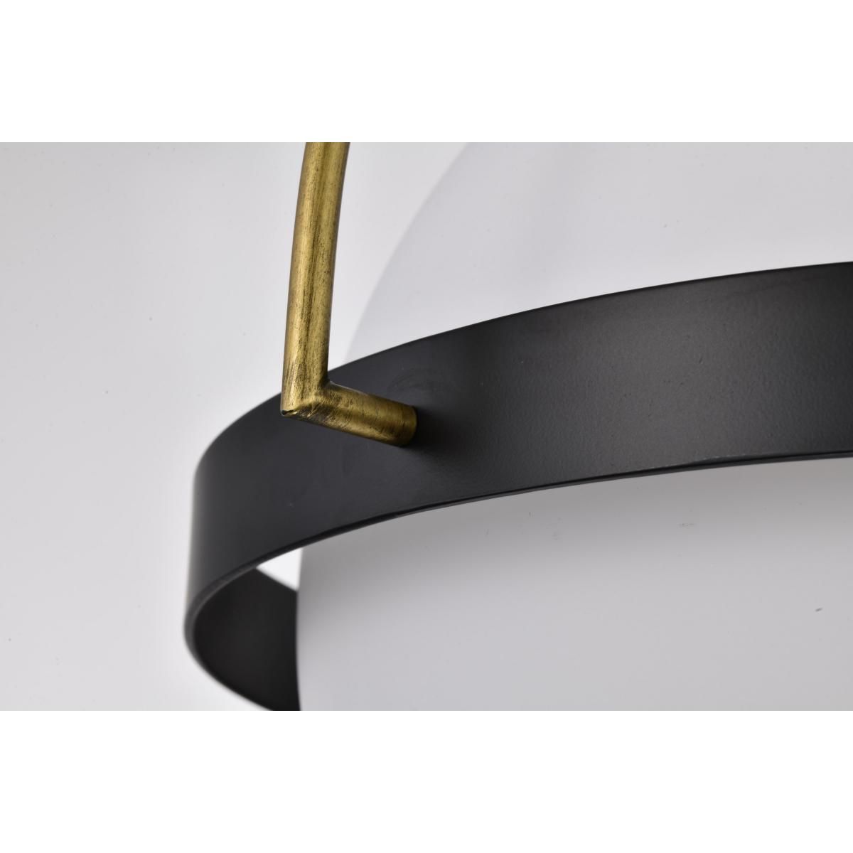 Lakeshore 18 in. Flush Mount Light Matte Black Finish - Bees Lighting