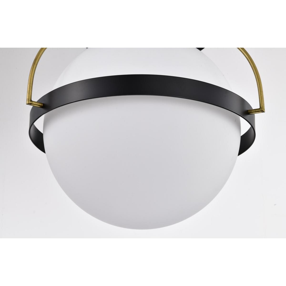 Lakeshore 18 in. Flush Mount Light Matte Black Finish - Bees Lighting
