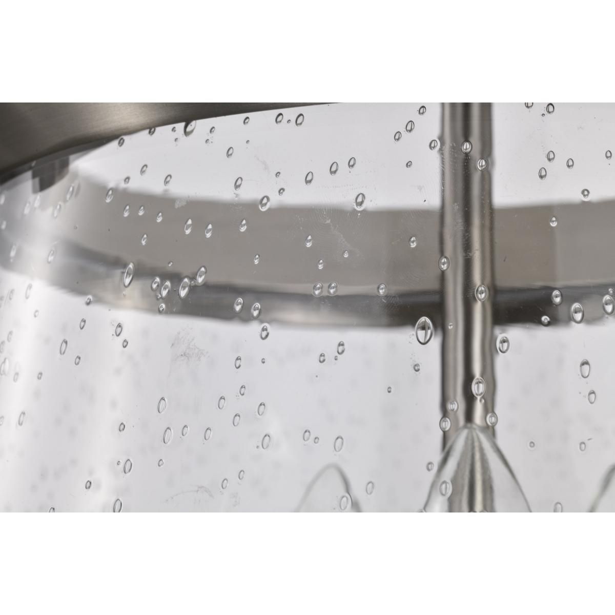 Boliver 12 in. 3 lights Pendant Light Brushed Nickel Finish - Bees Lighting