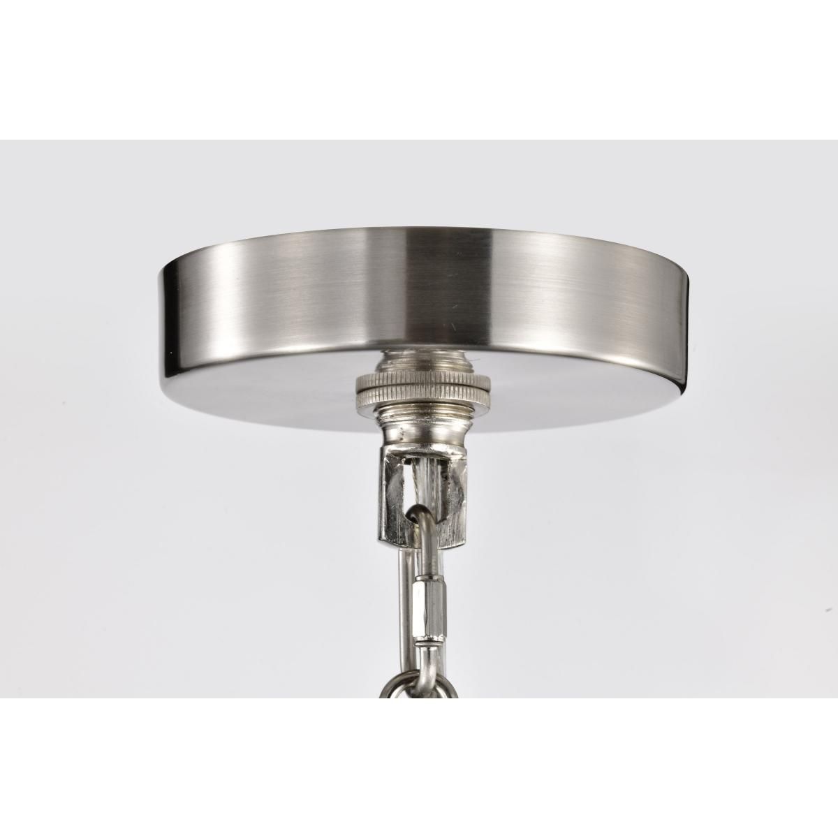 Boliver 12 in. 3 lights Pendant Light Brushed Nickel Finish - Bees Lighting