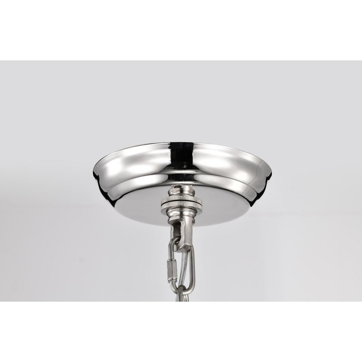 Amado 10 in. Pendant Light Polished Nickel Finish - Bees Lighting
